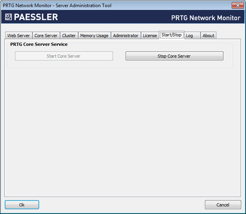 PRTG Server Administrator PRTG Server Administrator