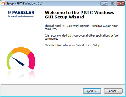 Windows GUI Setup Wizard Welcome Screen Windows GUI Setup Wizard Welcome Screen