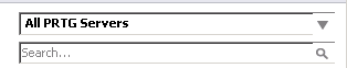 Enterprise Console's Server Selection and Search Bar Enterprise Console's Server Selection and Search Bar