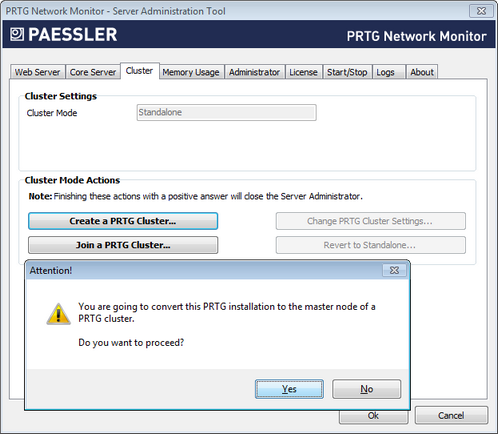 Convert This Installation Into a Cluster Master Node Convert This Installation Into a Cluster Master Node