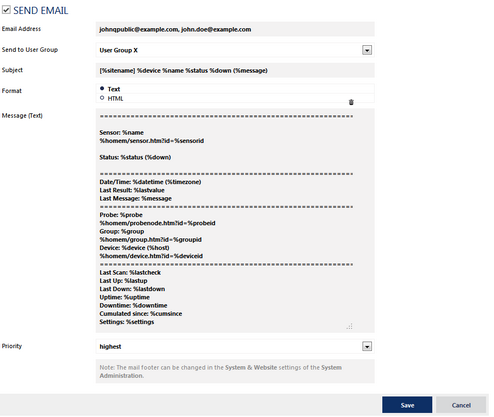 Creating an Email Notification Creating an Email Notification