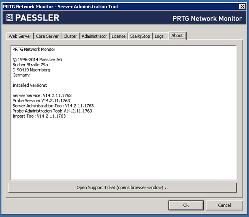 PRTG Server Administrator PRTG Server Administrator