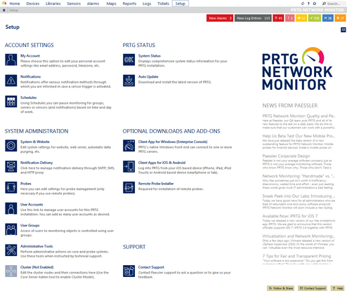 Setup Overview Page Setup Overview Page